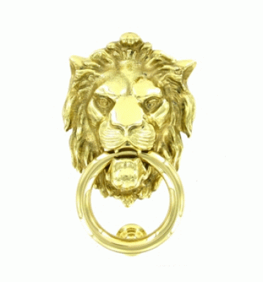 Ручка-гонг «Лев» (золото)