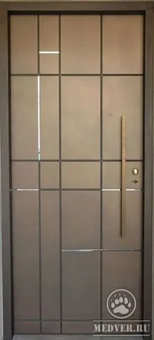 Недорогая металлическая дверь-87