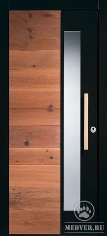 Недорогая металлическая дверь-77