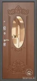 Декоративная входная дверь с зеркалом-3